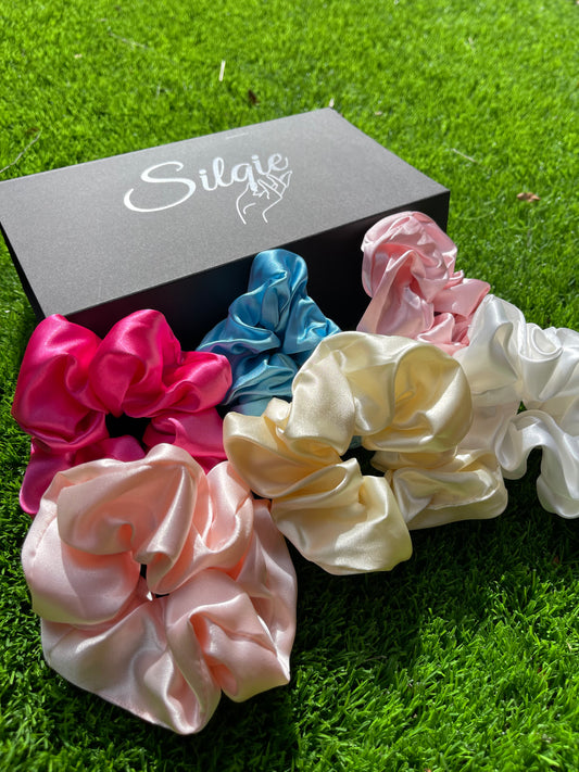 Pastel Silqie Set: 6 Piece Scrunchie