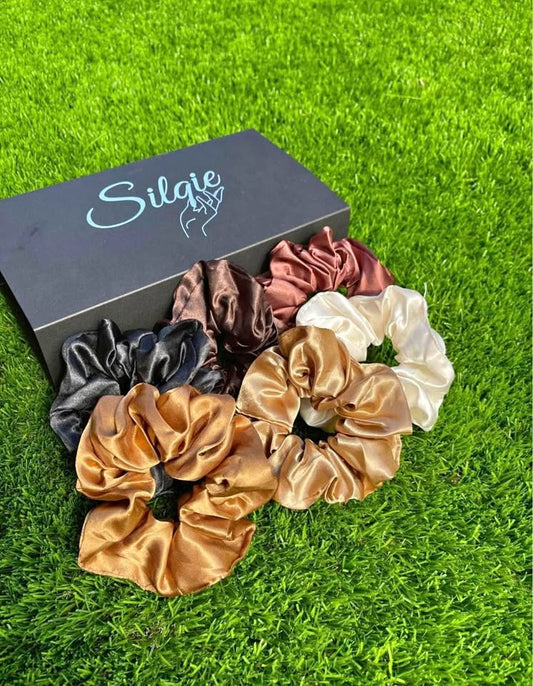 Silqie Set: 6 Piece Scrunchie